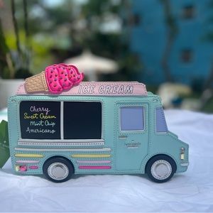 NWT Kate Spade’s eye-catching ice-cream truck crossbody “Flavor of the month.”